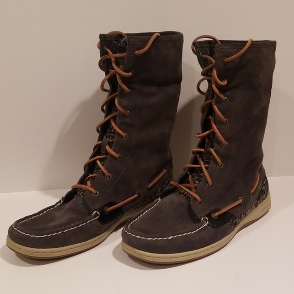 Sperry Other - Sperry Topsider Men's Boots Size 11M Gray Suede